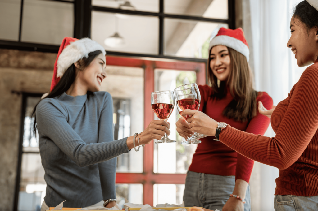 how to celebrate christmas with friends