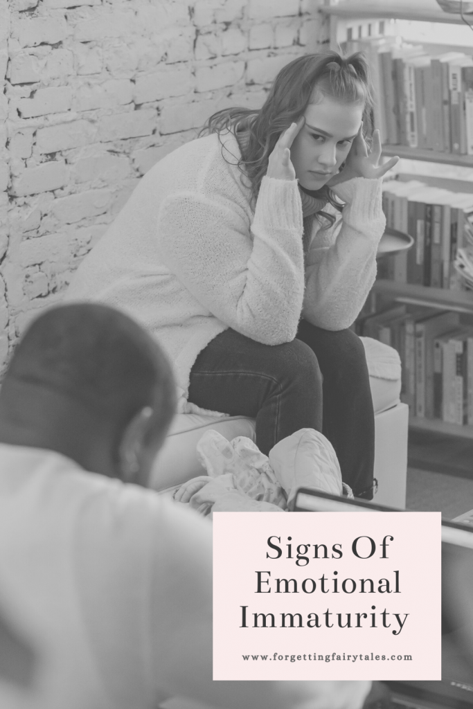 Signs Of Emotional Immaturity