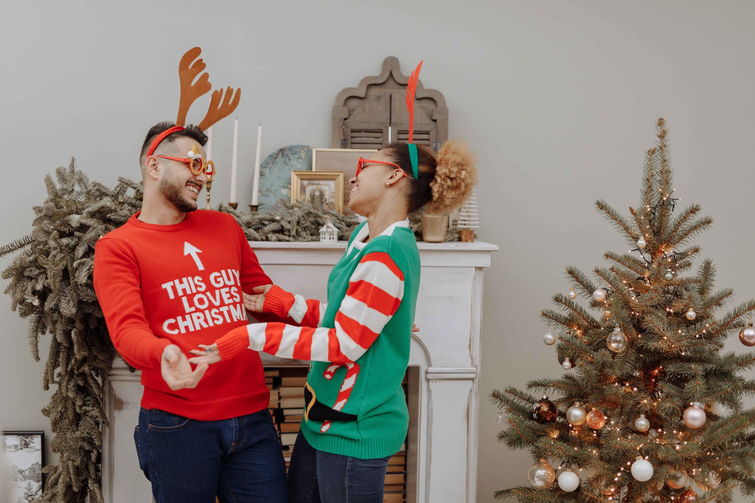 ugly christmas sweater for couples